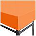 Copertura Superiore Per Gazebo 310 G / m² 3x3 M Arancione - Foto miniatura 5