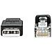 Tripp Lite U009-010-RJ45-X cavo di interfaccia e adattatore USB Type-A RJ-45 Nero - Foto miniatura 3