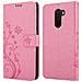 Custodia Compatibile Con Xiaomi Pocophone F1 In Rosa Fiore - Coperchio Protettivo In Design Floreale Con Chiusura Magnetica, Funzione Stand E Slot Per Carte - Foto miniatura 7