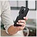 Cover A57 / A57s Originale Semirigida Soft-touch Sottile E Leggera Nera - Foto miniatura 4