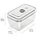FRESH & SAVE Rettangolare Scatola 0,9 L Grigio, Trasparente 1 pz - Foto miniatura 8
