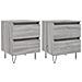 Comodini 2pz Grigio Sonoma 40x35x50 Cm In Legno Multistrato - Foto miniatura 2