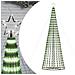 Illuminazione Albero Natale a Cono 688LED Bianco Freddo 300cm - Foto miniatura 2