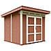 Casetta da giardino con pannelli in legno Lp Smartside 5,9 m² con pavimento e piastrelle bituminose - L161 x 294 x 239 cm - M903a - Rosso sequoia - Foto miniatura 1