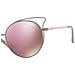 Occhiali Da Sole In Metallo Dalla Forma Tonda Vo4048 Da Donna - Foto miniatura 3