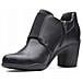 Donna Un Rosa Zip Stivali In Pelle Nera Con Cerniera 40 - Foto miniatura 3