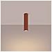 Lampada Da Soffitto Karbon 30 Rosso Ocra Sl. 1627 - Minimalista Lampada Da Soffitto Ocra Rossa 30x6.5x6.5 Cm - Foto miniatura 4