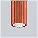 Lampada Da Soffitto Karbon 30 Rosso Ocra Sl. 1627 - Minimalista Lampada Da Soffitto Ocra Rossa 30x6.5x6.5 Cm - Foto miniatura 5
