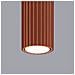 Lampada Da Soffitto Karbon 30 Rosso Ocra Sl. 1627 - Minimalista Lampada Da Soffitto Ocra Rossa 30x6.5x6.5 Cm - Foto miniatura 6