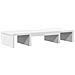 Supporto Monitor Regolabile Bianco 60x24x10,5 Cm In Truciolato - Foto miniatura 2