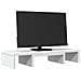 Supporto Monitor Regolabile Bianco 60x24x10,5 Cm In Truciolato - Foto miniatura 3