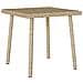 Tavolino Da Giardino Rettangolare Beige 40x40x37 Cm Polyrattan - Foto miniatura 1