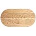 Piano Per Tavolo 100x50x4 Cm In Rovere Massello Ovale - Foto miniatura 2