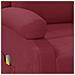 Poltrona Massaggiante Rosso Vino in Similpelle - Foto miniatura 8
