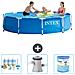 Piscina Fuori Terra - In Giro - 305x76 Cm - Blu - Include Accessori Coordinati A1470 - Foto miniatura 1