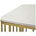 Tavolino Mf792 - Oro - Metallo - 90x50x50 Cm - Foto miniatura 6