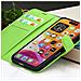 Custodia A Portafoglio Per Iphone 16 Pro Max Con Supporto E Linguetta Magnetica, Verde - Foto miniatura 2
