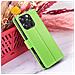 Custodia A Portafoglio Per Iphone 16 Pro Max Con Supporto E Linguetta Magnetica, Verde - Foto miniatura 5