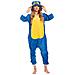 Pigiama Da Donna Tuta Kigurumi Onesie Costume Sonic Blu 155-165 M - Foto miniatura 4