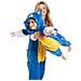 Pigiama Da Donna Tuta Kigurumi Onesie Costume Sonic Blu 155-165 M - Foto miniatura 8