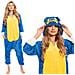 Pigiama Da Donna Tuta Kigurumi Onesie Costume Sonic Blu 155-165 M - Foto miniatura 1