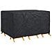 Copertura per mobili da esterno Nero 180 x 150 x 85 cm 210D - Foto miniatura 3