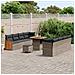 Set Divano da Giardino 11 pcs Grigio 80 x 80 x 71 cm - Foto miniatura 3