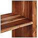 Libreria Marrone, Nero 50 x 30 x 75 cm Legno di Acacia Massello - Foto miniatura 8