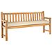 Cuscino per panchina Beige 200x40x8 cm Tessuto Oxford - Foto miniatura 3