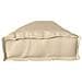 Cuscino per panchina Beige 200x40x8 cm Tessuto Oxford - Foto miniatura 6