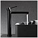 Imex Miscelatore Lavabo Alto Monocomando Nero Opaco Corpo Ottone E Zama Cartuccia Ceramica 25 Mm Flessibili 3-8 Inclusi Modello Milos Stick Imex-bdys045-3ng - Foto miniatura 1