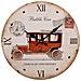 Orologio Da Parete In Legno Bianco D34x2h - Foto miniatura 3