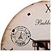 Orologio Da Parete In Legno Bianco D34x2h - Foto miniatura 7