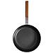 Sushi Padella Antiaderente 24 cm - Alluminio, adatta all'Induzione con Manico in Effetto Legno Teak - Foto miniatura 3