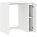 Mobiletto per lavatrice con porta Bianco 87 x 60 x 89 cm - Foto miniatura 5