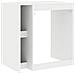 Mobiletto per lavatrice con porta Bianco 87 x 60 x 89 cm - Foto miniatura 8