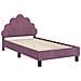 Struttura letto bambini con testata Viola 80 x 160 cm Velluto - Foto miniatura 4