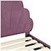 Struttura letto bambini con testata Viola 80 x 160 cm Velluto - Foto miniatura 8