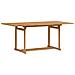 Set da Pranzo per Giardino 7 pcs Marrone Legno di teak solido - Foto miniatura 5