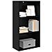 Libreria Rovere Nero 60 x 30 x 76.5 cm Legno multistrato - Foto miniatura 3
