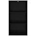 Libreria Rovere Nero 60 x 30 x 76.5 cm Legno multistrato - Foto miniatura 4