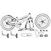 Bicicletta per Bambini 12 Pollici per bambini di 2-4 anni - Foto miniatura 8