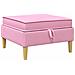 Set di divani modulari con spazio di archiviazione 5 pcs Rosa - Foto miniatura 6