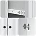 Credenza Bianco 66 x 34,5 x 90 cm Legno ingegnerizzato - Foto miniatura 9