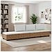 4 pz Set Lounge in Rattan con Cuscini GENDT Rattan naturale - Foto miniatura 7