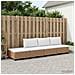 4 pz Set Lounge in Rattan con Cuscini GENDT Rattan naturale - Foto miniatura 8