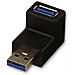 Adattatore USB 3.0 Tipo A 90° Sù - Foto miniatura 1