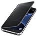 Flip Cover Custodia Clear View Originale per Galaxy S7 - Nero - Foto miniatura 7