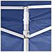 Tenda Pieghevole Blu 3 x 3 m con 4 Pareti - Foto miniatura 6