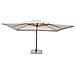 Ombrellone SENSO 3x3 m braccio Retrattile Alluminio Bianco per Giardino - Foto miniatura 1